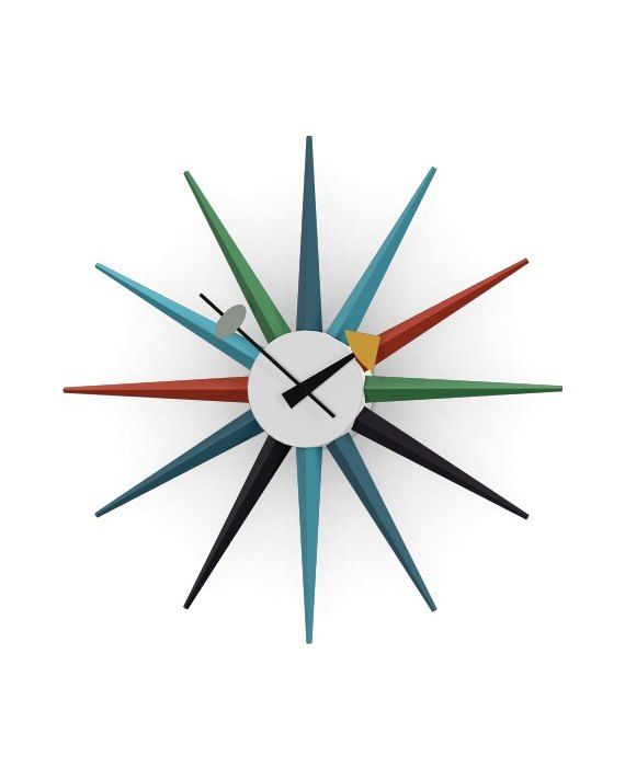 Horloge Sunburst Clock